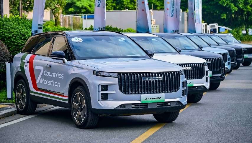 Jaecoo 7 PHEV, 1353 Kmlik menziliyle kt maratonu baaryla tamamlad!