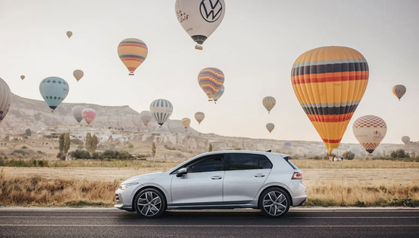 Volkswagen Golf 50. yln Kapadokyada kutlad